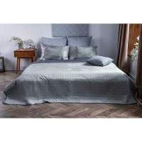 Декоративное покрывало Руно VeLour 150x220 см Grey