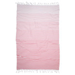 Полотенце Barine Pestemal - Reef Red красное 90х165 см