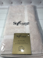 Махровое полотенце - коврик для ванной 50х90 см. Soft cotton Node 1