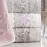 Набор махровых полотенец с вышивкой и 3D аппликацией Pupilla из 6 шт. 70х140 см., модель 03