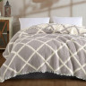 Муслиновое покрывало Moss Home 230x250 см Ромбы крем - бежевый