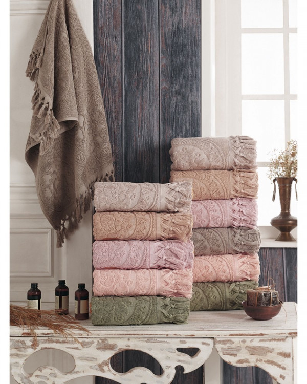 Набор махровых полотенец Sikel из 6 шт. 100х150 см, модель 11 Набор махровых полотенец Sikel из 6 шт. 100х150 см, модель 11