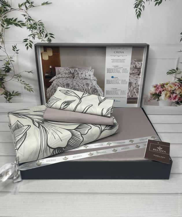 Постільна білизна Belizza Grina сатин євро
