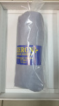 Простынь на резинке трикотажная Zeron серая 90x200 + 25 см