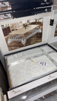 Скатерть силиконовая прямоугольная Maison Royale Lukka 160х220 см с кружевом, модель 1 Скатерть силиконовая прямоугольная Maison Royale Lukka 160х220 см с кружевом, модель 1