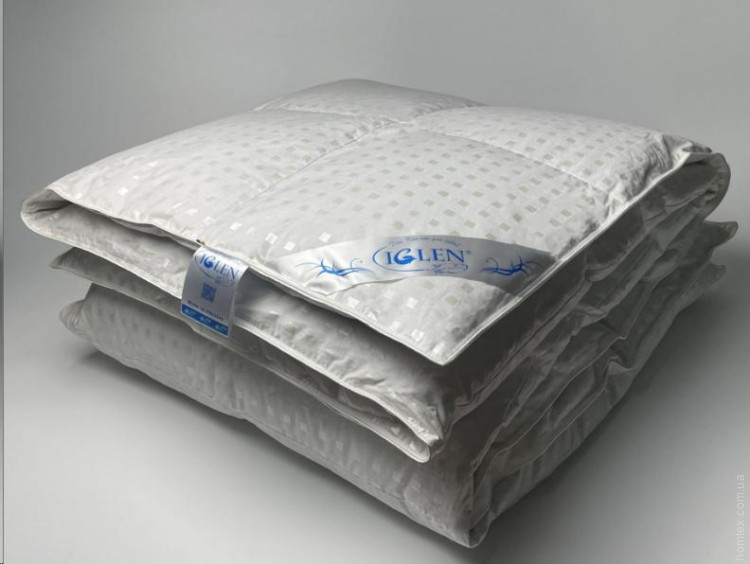 Одеяло Iglen Roster 70% пух кассетное 110х140 см.