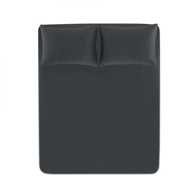 Простынь на резинке с наволочкой Penelope - Lia antrasit антрацит 100x200 + 50x70 см Простынь на резинке с наволочкой Penelope - Lia antrasit антрацит 100x200 + 50x70 см