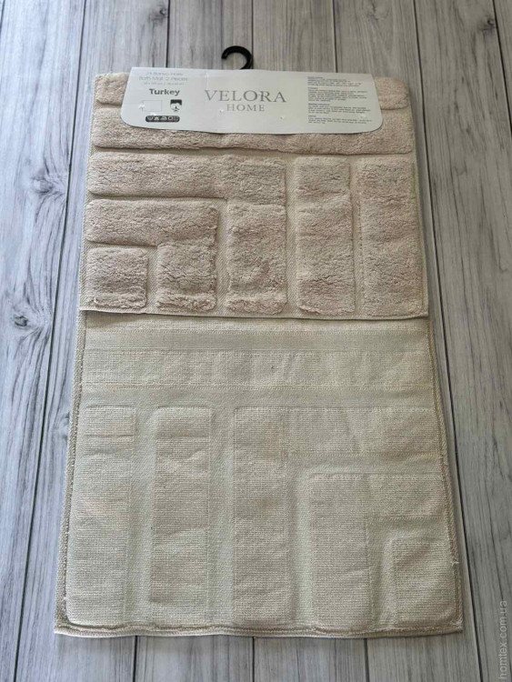 Набор ковриков для ванной Velora Home 50x60 см + 60x100 см, модель V1