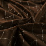 Чехол на трехместный диван HomyTex Бархатный плюш Шоколад