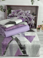 Постільна білизна Romeo Home фланель євро модель 8