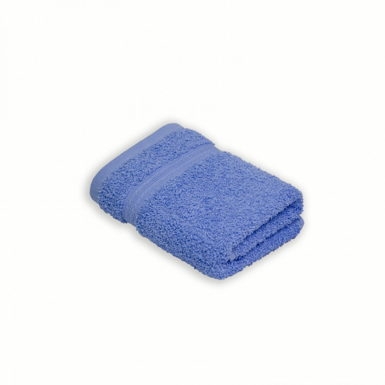 Махровое полотенце Home Line бордюр голубое 40x70 см