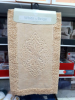 Набір килимків з 2-х штук White Beige 50x60 см + 60x100 см модель 1