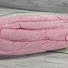 Простирадло махрове Bestclass Home 160x200+25 см на гумці з наволочками, рожеве
