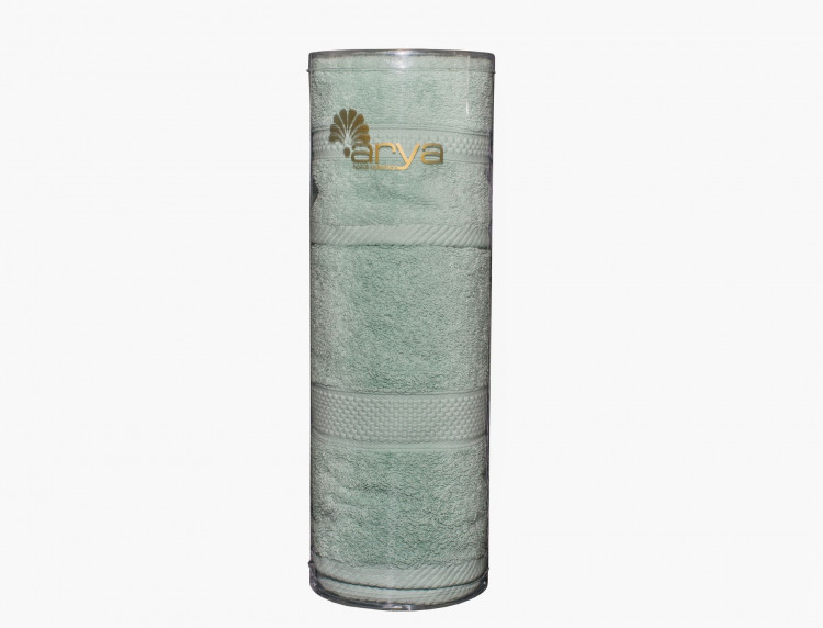 Набор полотенец Arya в тубе Miranda Soft мятный 30x50 см + 50х90 см