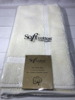 Махровое полотенце - коврик для ванной 50х90 см. Soft cotton Node 4 