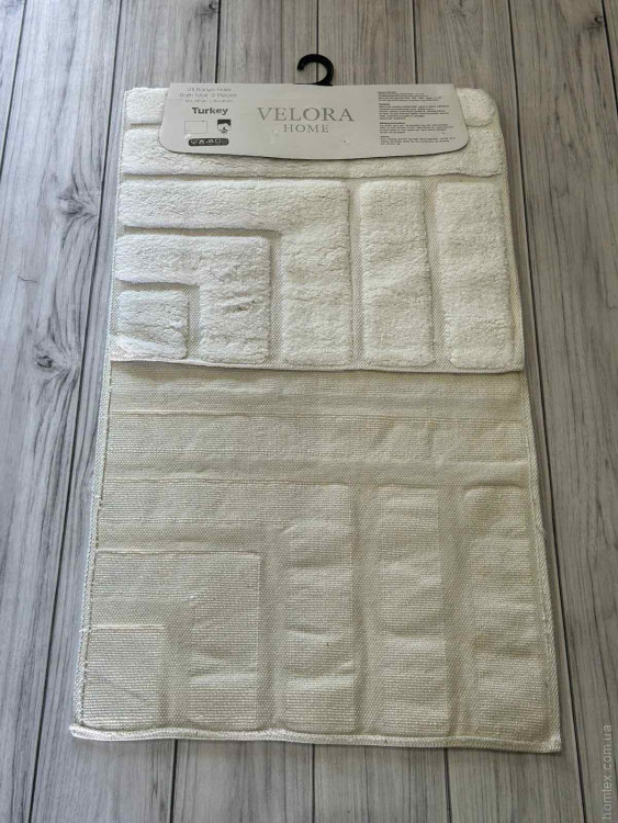 Набор ковриков для ванной Velora Home 50x60 см + 60x100 см, модель V2