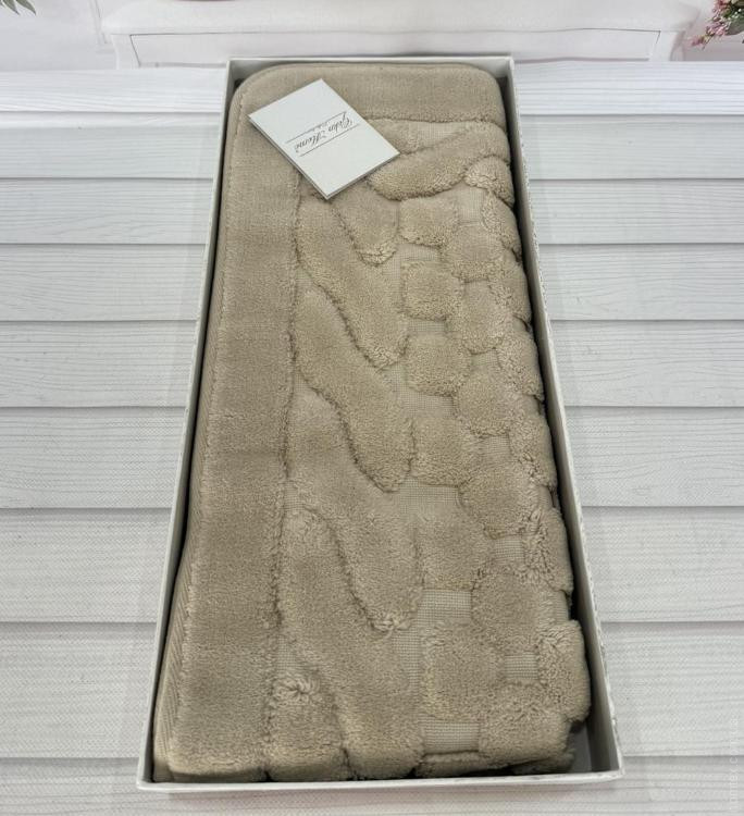 Коврик хлопковый Gelin Gome 60x100 см светло-бежевый