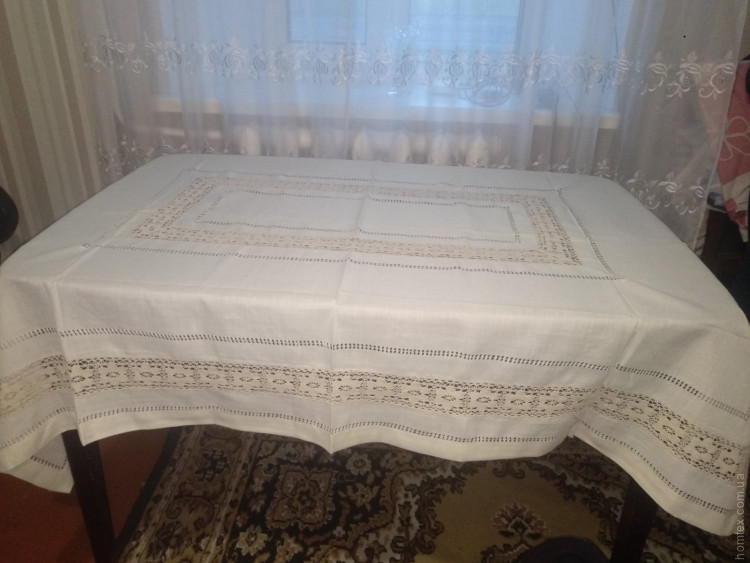 Скатерть Alltex из льна 0365 100x150 см