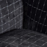 Чехол на трехместный диван HomyTex Бархатный плюш Темно-серый