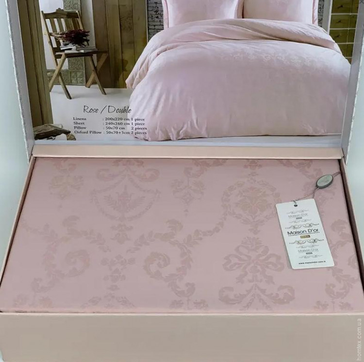 Постельное белье Maison D'or Mirabella rose семейный