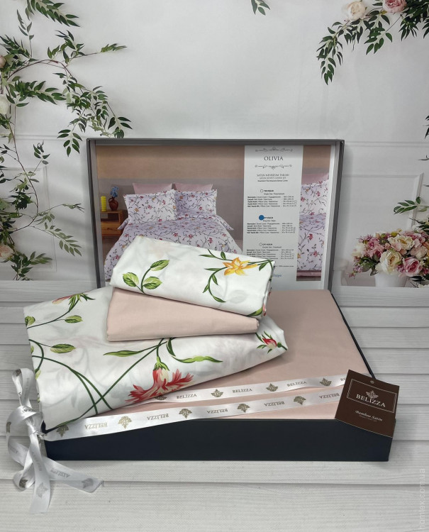 Постельное белье Belizza Olivia сатин евро Постельное белье Belizza Olivia сатин евро