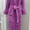 Халат женcкий махровый Zeron Welsoft лиловый