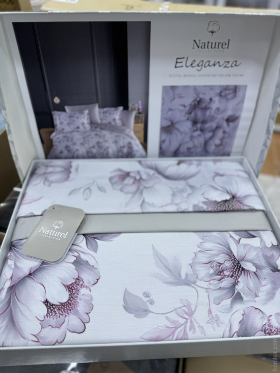 Постільна білизна сатин діджитал Naturel Eleganza євро