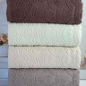 Набор махровых полотенец Hazangulu из 4-х штук 50х90 см, модель 19
