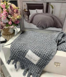 Покрывало вафельное Maison D'or Paris emeline grey 180x240 см