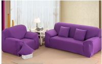 Чехол на диван трехместный HomyTex Фиолетовый
