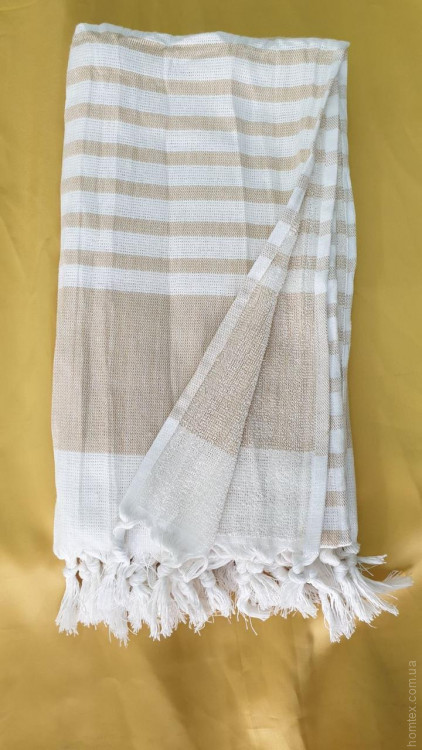 Полотенце пляжное FinLine Turkish Towel Exclusive Peshtemal 90x180 см, цвет Vp12