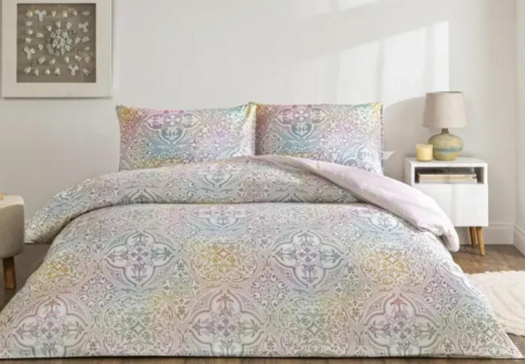 Постельное белье TAC Nevora pembe ранфорс полуторный Постельное белье TAC Nevora pembe ранфорс полуторный