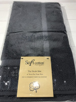 Махровое полотенце - коврик для ванной 50х90 см. Soft cotton Node 5 