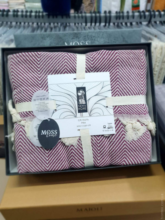 Покривало бавовняне Moss Home 200x230 см модель 4