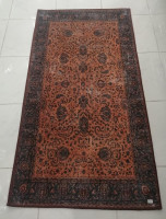 Килим безворсовий 80х150 см, модель 227 теракотовий