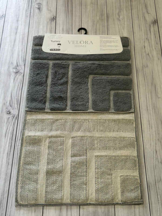 Набор ковриков для ванной Velora Home 50x60 см + 60x100 см, модель V3