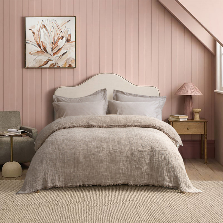 Покривало Lotus Home Larna muslin beige 160х200 см