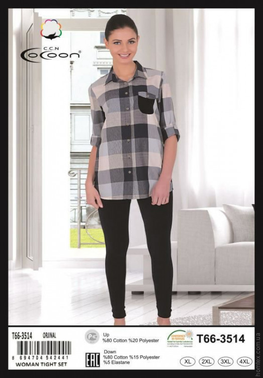 Комплект Cocoon Рубашка с лосинами 66-3514