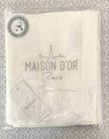 Набір махрових рушників Maison Dor молочний 30x50 см 6 шт.