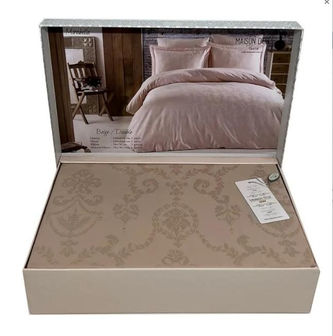 Постельное белье Maison D'or Mirabella bej семейный