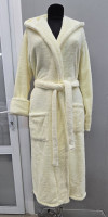 Халат жіночий махровий Zeron Welsoft кремовий Халат жіночий махровий Zeron Welsoft кремовий