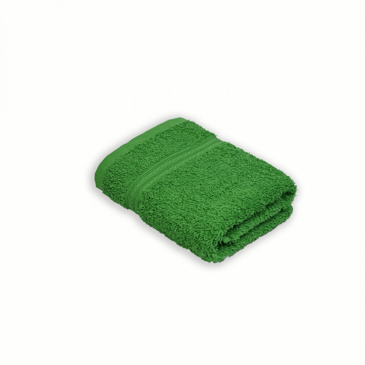 Махровое полотенце Home Line бордюр зеленое 40x70 см