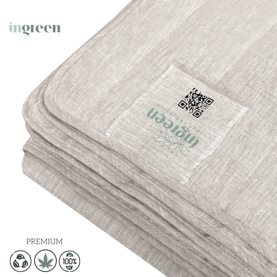 Наматрасник Ingreen конопляный 90x200 см
