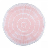 Полотенце Barine Pestemal Swirl Roundie Flamingo D-150 см 