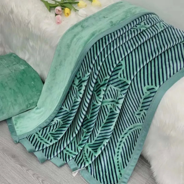 Плед велюровый двуслойный Home Textile 964550 200x230 см 