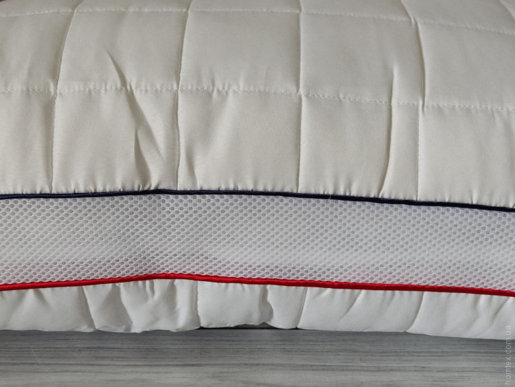 Подушка мікрогель Jereed home 50x70 см, знімний чохол з термовставками по периметру