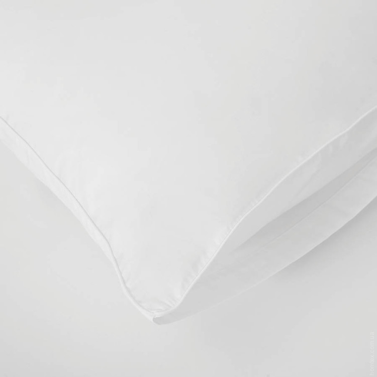 Простирадло на гумці з наволочкою Penelope - Stella white біле 100х200+35 см + 50х70 см