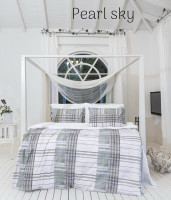 Постільна білизна Altinbasak Pearl sky ранфорс євро Постільна білизна Altinbasak Pearl sky ранфорс євро