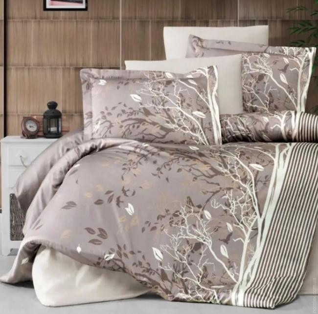 Постільна білизна First Choice Living brown полуторна