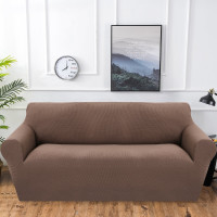 Чехол на трехместный диван Homytex водоотталкивающий песочный